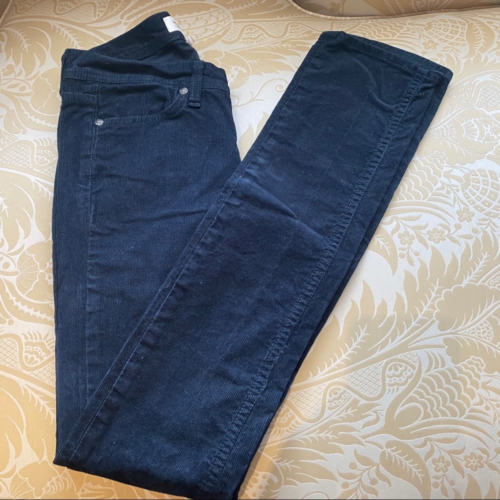 Habitual Black Low rise Cords Pant Size 25